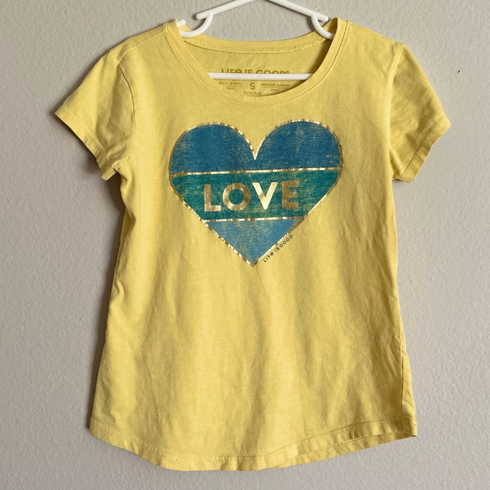 Life is Good Girls Shortsleeve Top